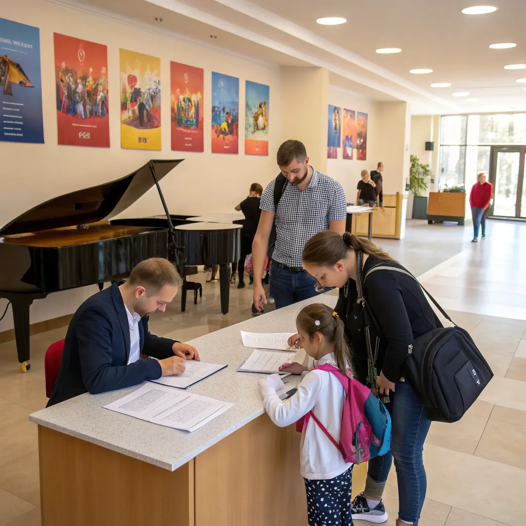 Enrollment Process at TORVANELITH Music School