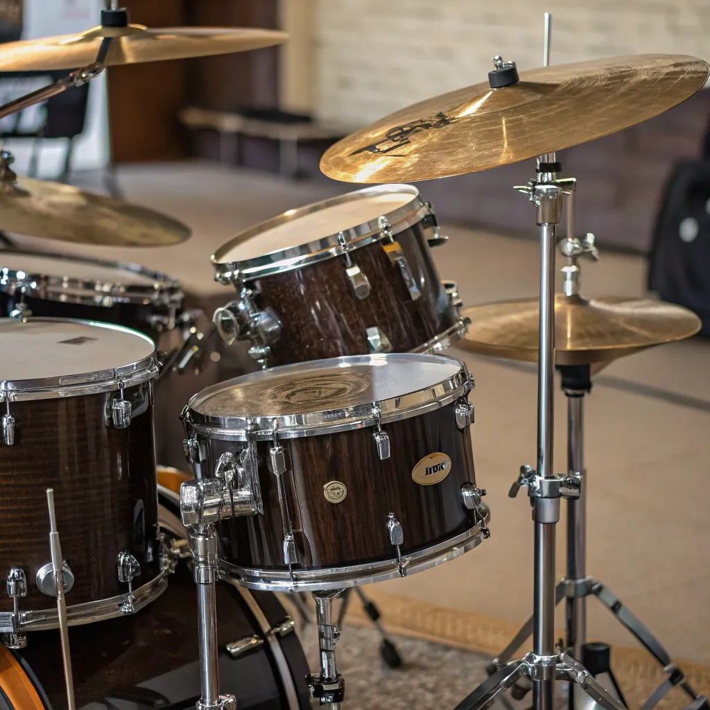 A drum set